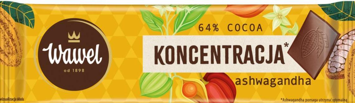 Фото - Koncentracja ashwagandla 64% cocoa Wawel