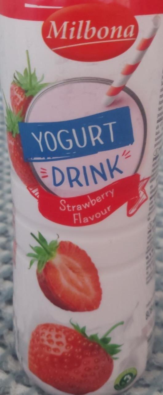 Фото - Yogurt drink strawberry flavour Milbona