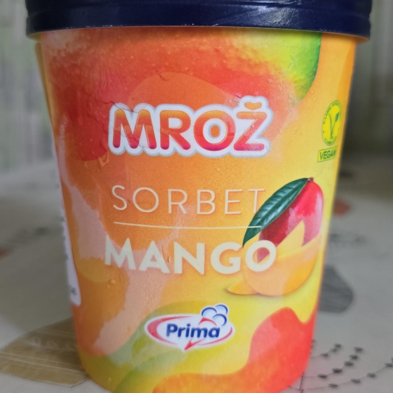 Фото - Mrož sorbet mango Prima