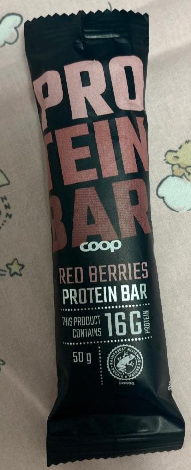 Фото - Protein bar red berries Coop