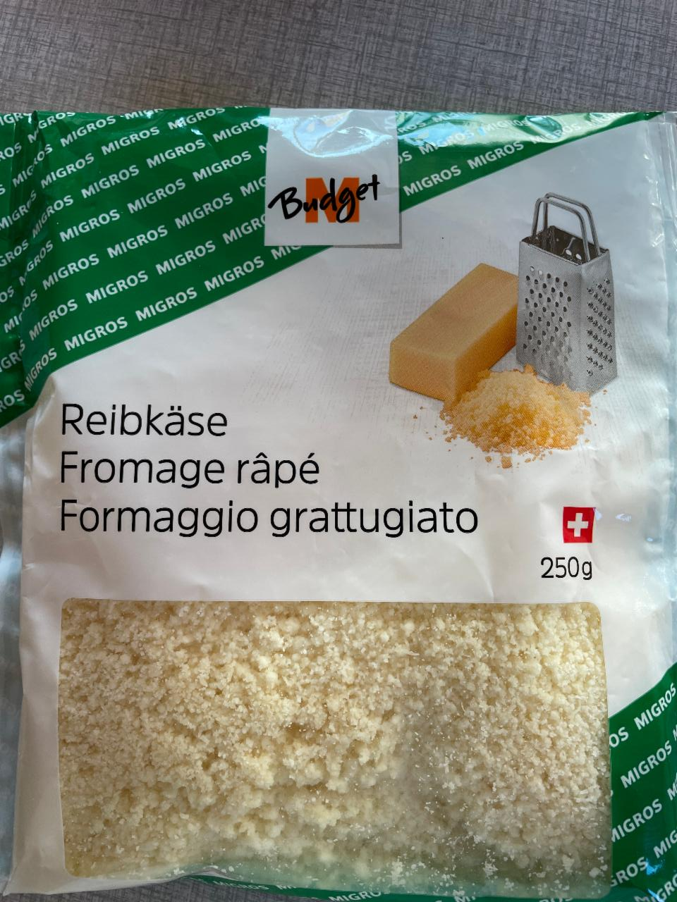 Фото - Fromage râpé Migros Budget