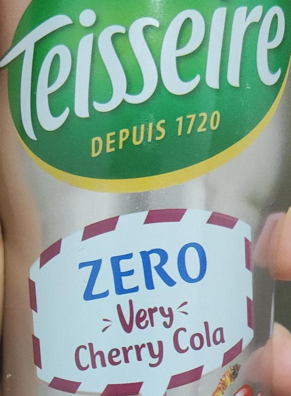 Фото - Zero very cherry cola Teisseire