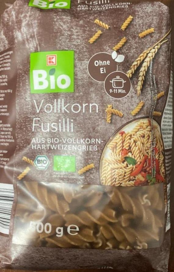 Фото - Vollkorn fusilli K-Bio