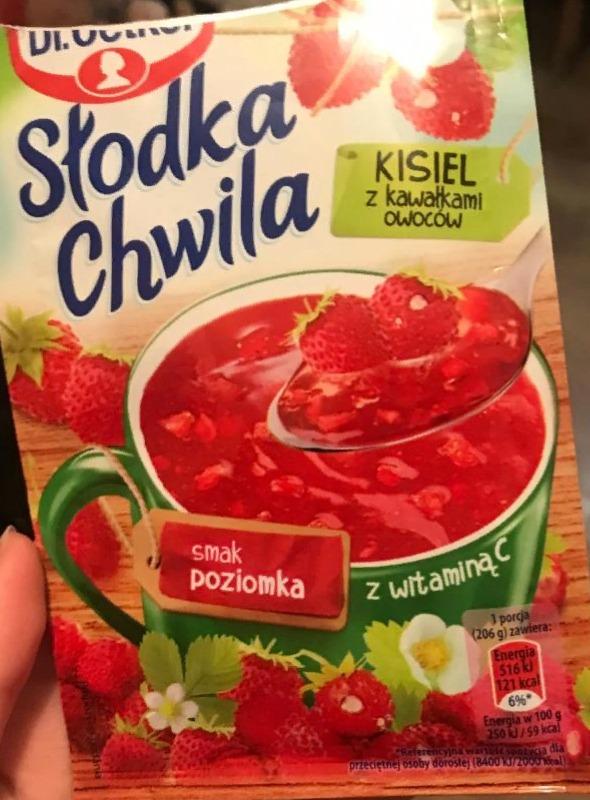 Фото - Кисель Kisiel with Wild Strawberry Flavor Dr. Oetker