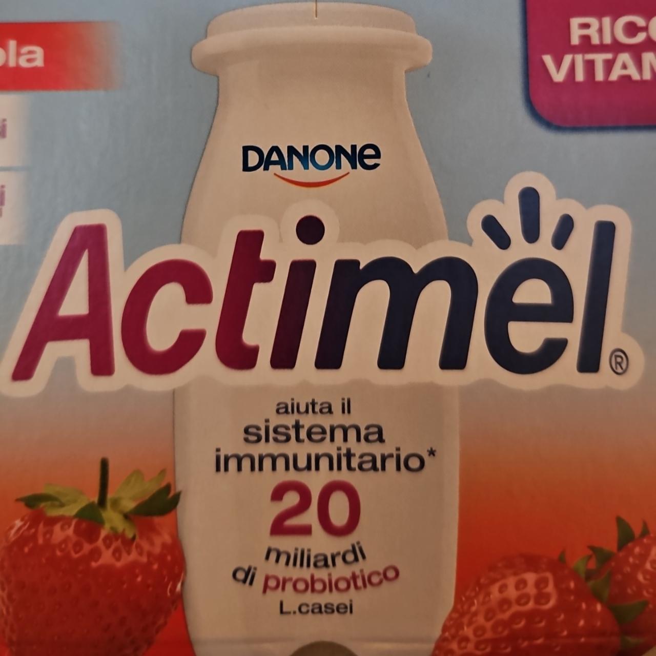 Фото - Actimel aiuta il sistema immunitario fragola Danone