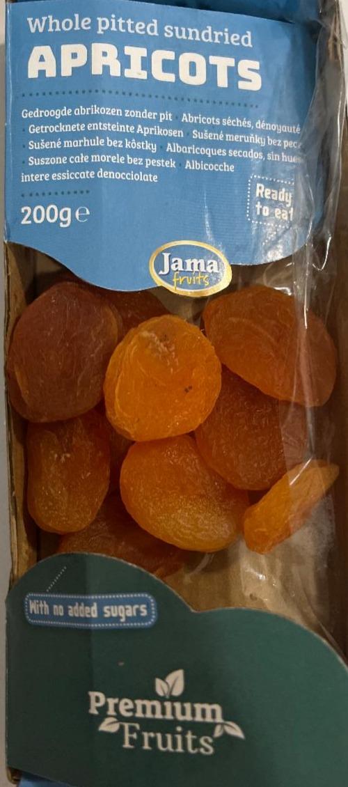 Фото - Whole pitted sundried apricots Jama fruits