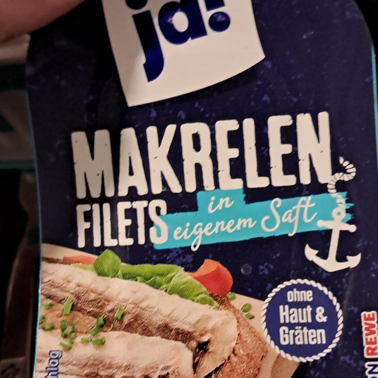 Фото - Makrelen Filets in eigenem Saft Ja!