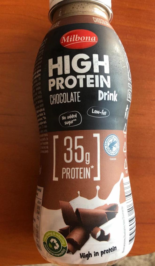 Фото - High protein chocolate drink Milbona