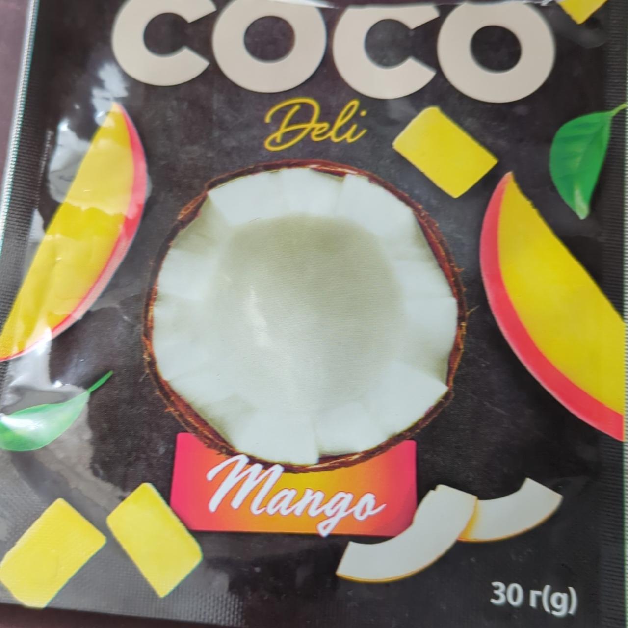 Фото - Чипсы кокосовые Mango Coco Deli