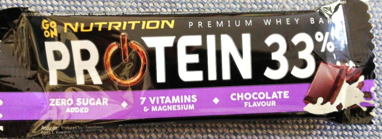 Фото - Протеиновый батончик Protein Bar 33% Chocolate Go On Nutrition