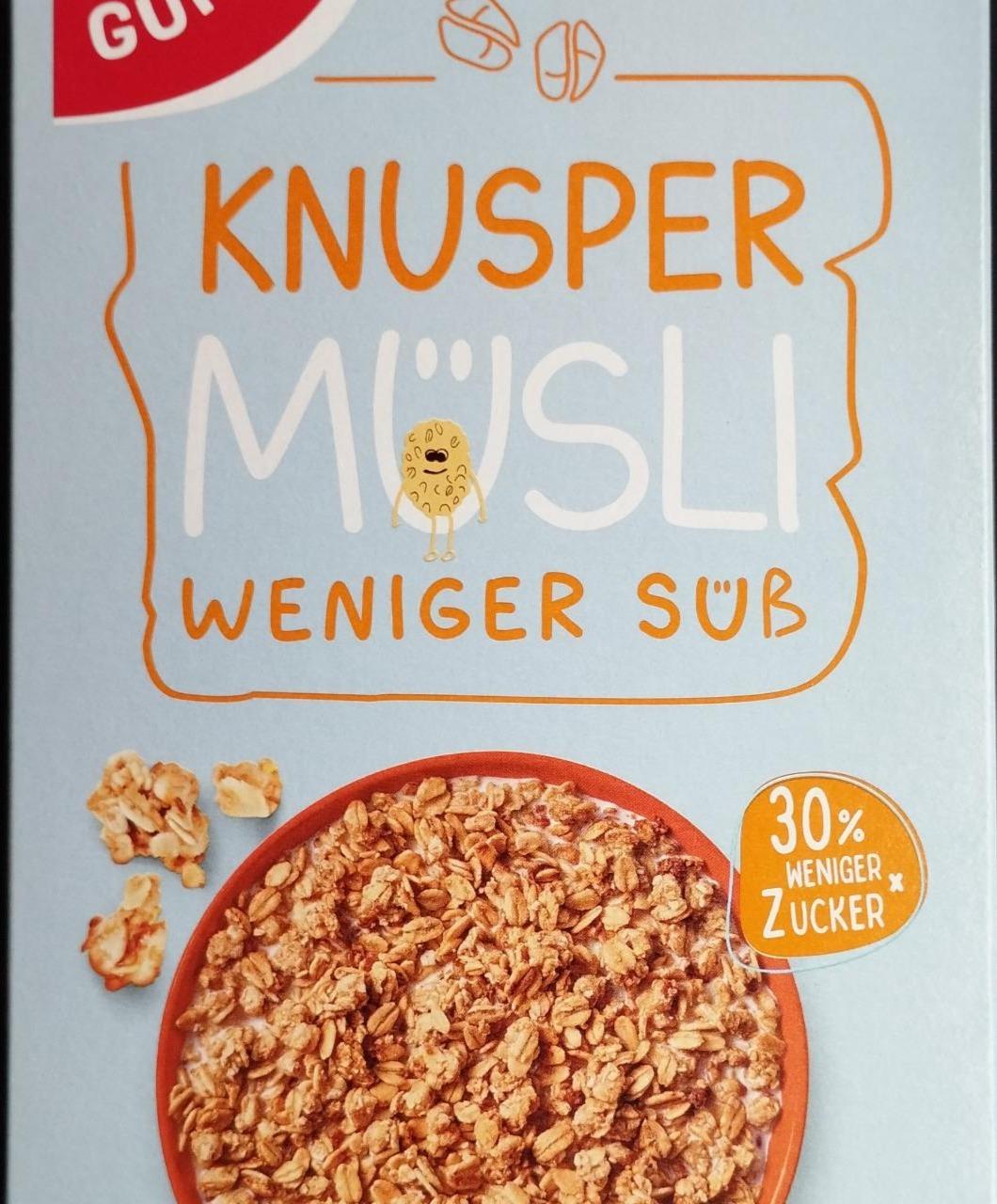 Фото - Knusper müsli Gut&Günstig