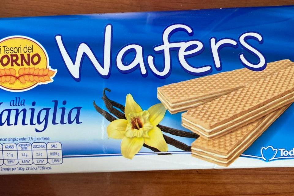 Фото - Вафли со вкусом ванили Wafers alla Vaniglia Todis