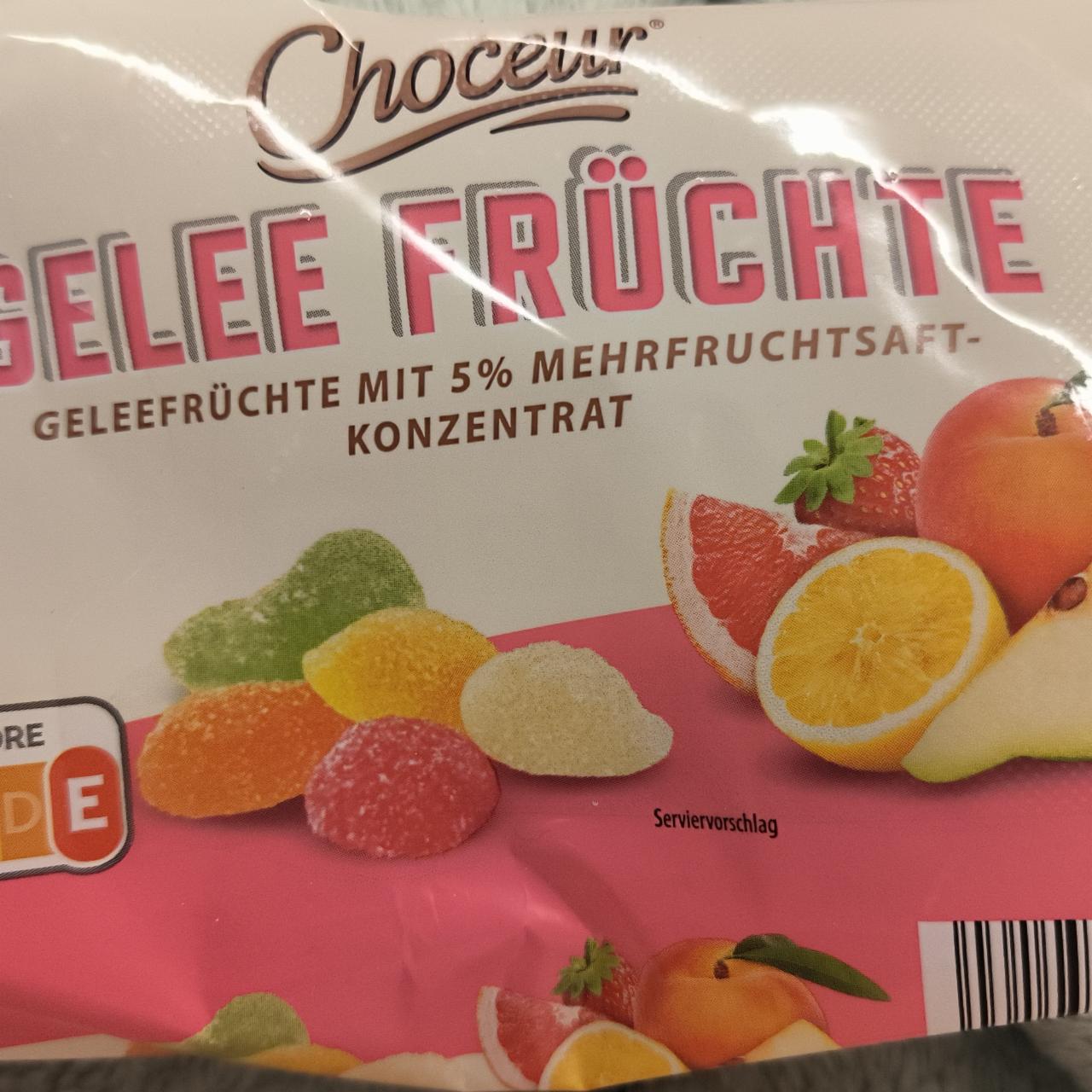 Фото - Gelee früchte mit mehrfruchtsaft konzentrat Choceur