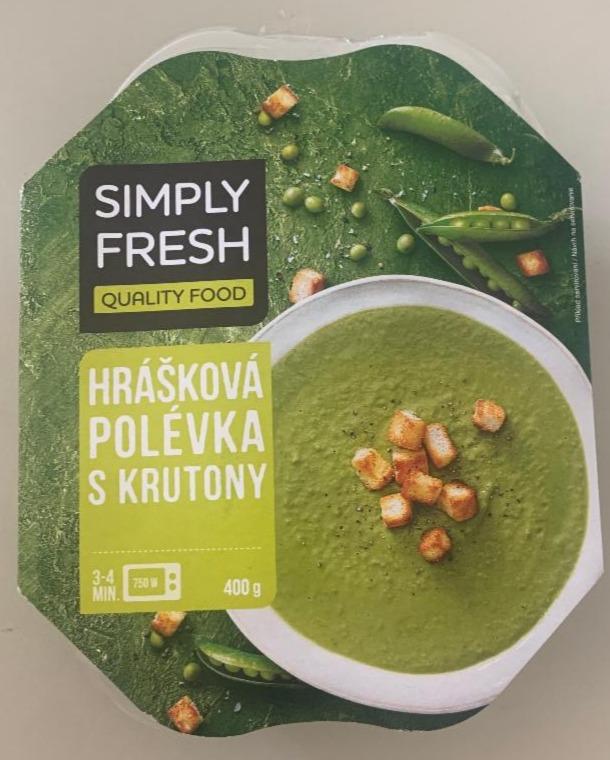 Фото - Hrášková polévka s krutony Simlply Fresh