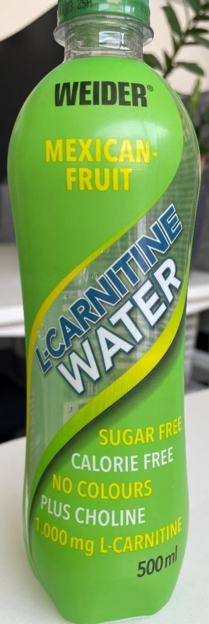 Фото - l-carnitine water lemon-fruit Weider