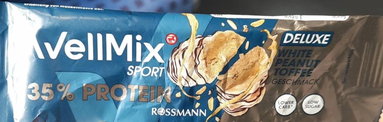 Фото - White peanut toffee 35% protein Wellmix