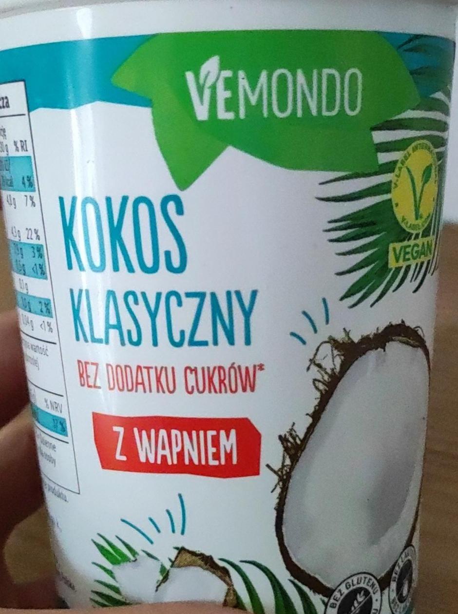 Фото - Kokos jogurt klasyczny bez dodatku cukrów z wapniem Vemondo