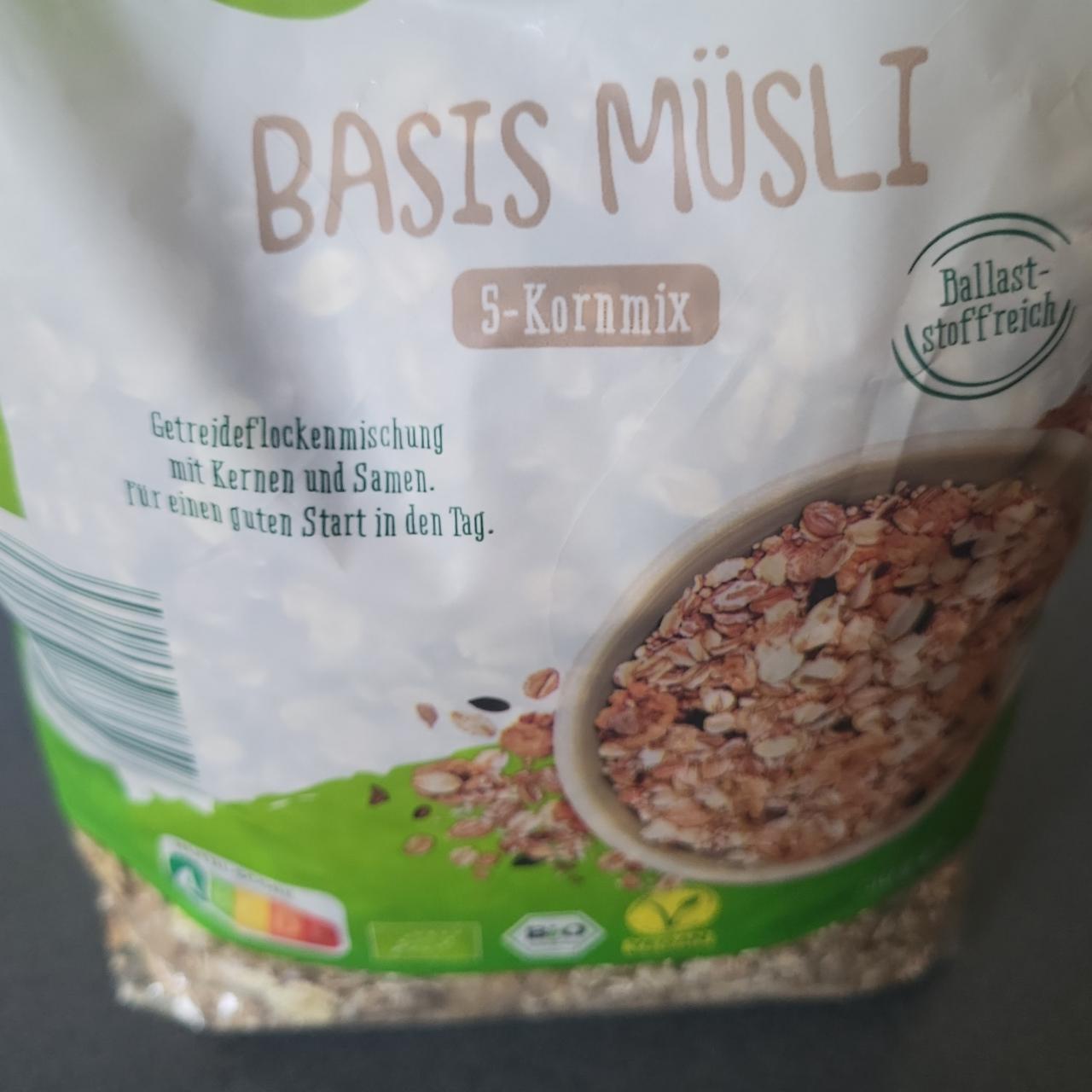 Фото - Basis Müsli 5-Kornmix GutBio