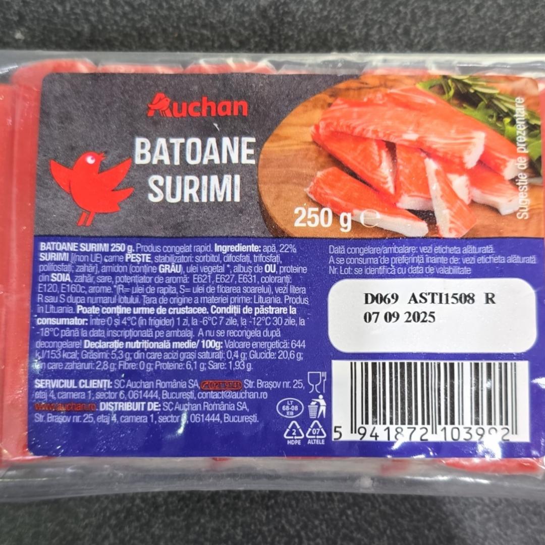 Фото - Batoane surimi Auchan