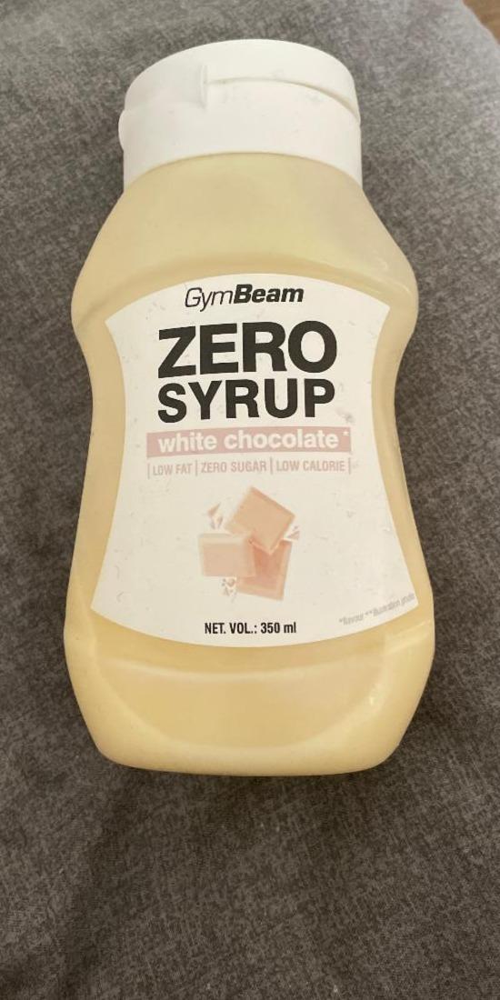 Фото - Zerosyrup white chocolate GymBeam