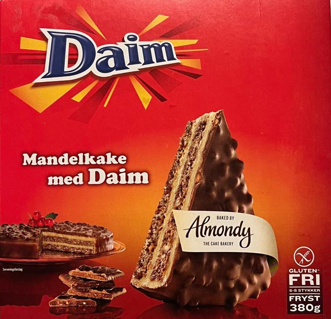 Фото - Mandelkake med daim Daim