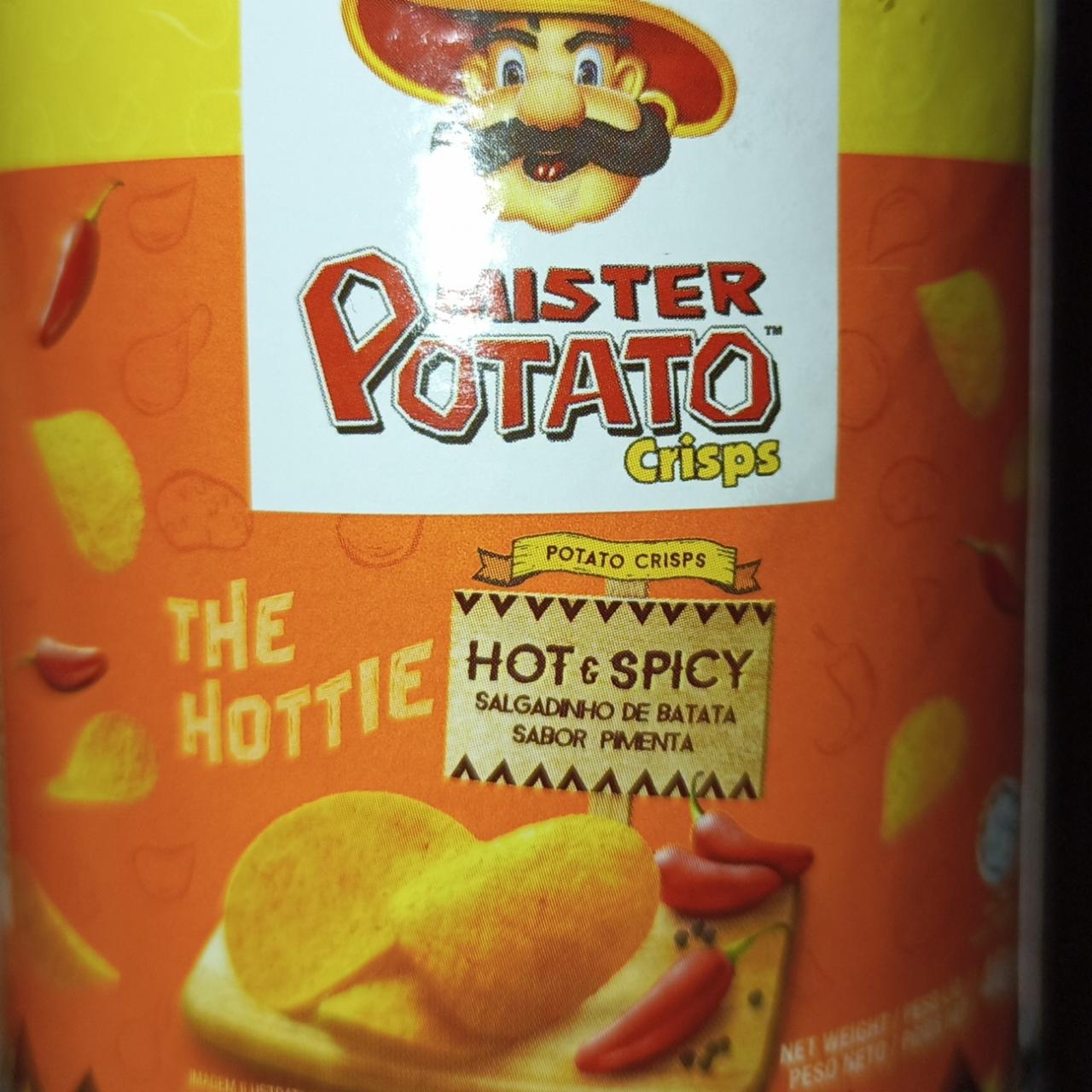 Фото - Crisps hot&spicy salgadnho de batata sabor pimenta Mister Potato