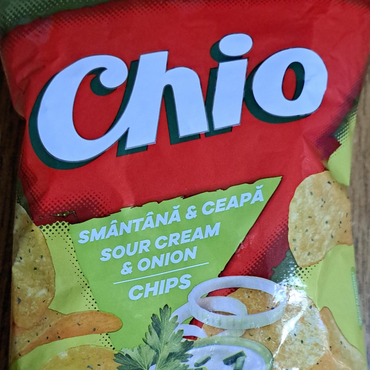 Фото - Chips sour cram & onion Chio