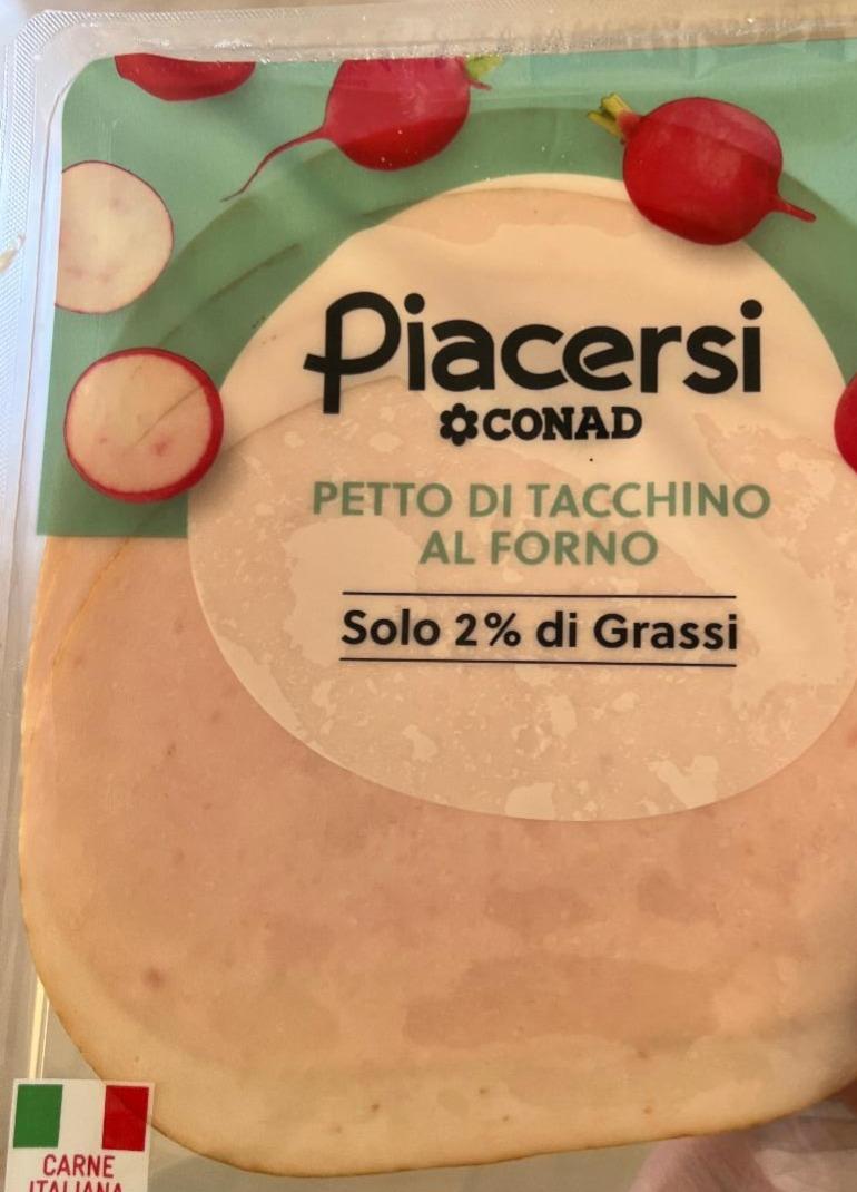 Фото - Petto di tacchino al forno solo 2% grassi Piacersi Conad