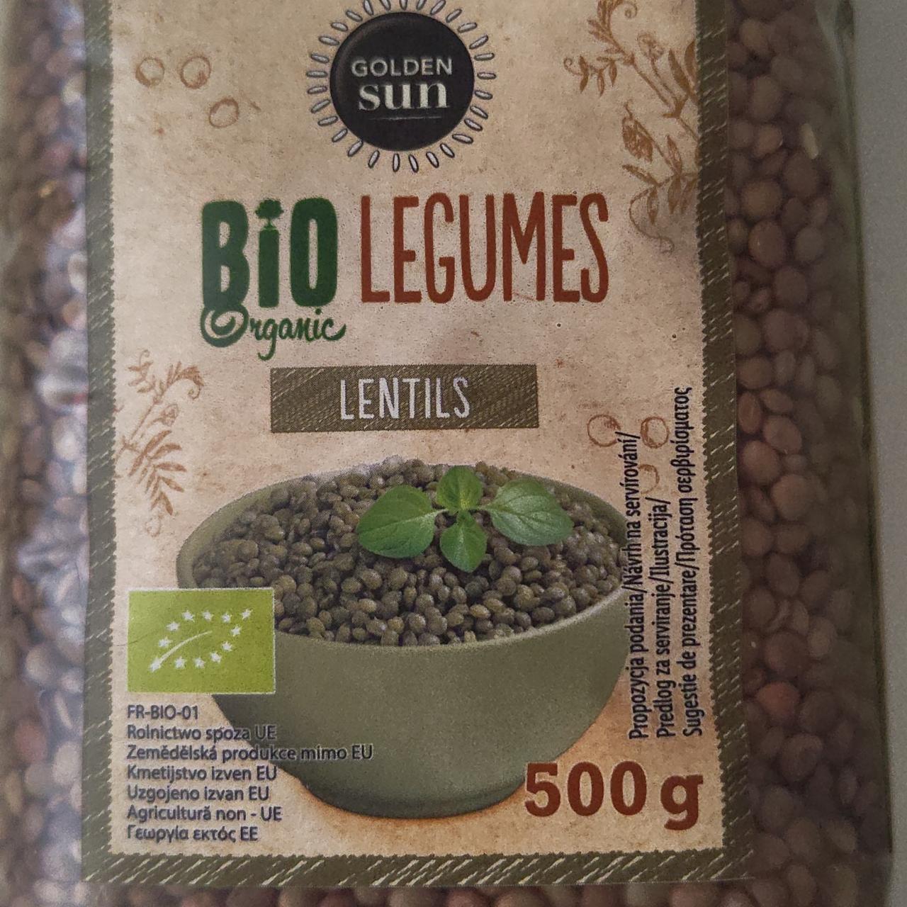 Фото - Lentils Bio organic Legumes Golden Sun