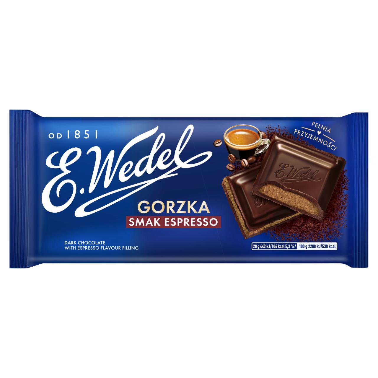 Фото - Czekolada gorzka smak espresso E.Wedel