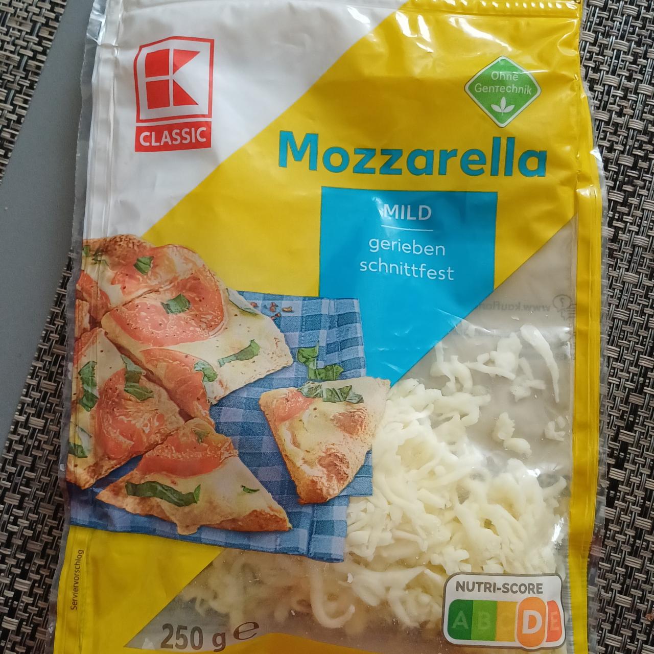 Фото - Сыр Моцарелла Mozzarella Mild Grated K-Classic