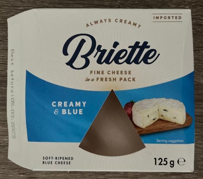 Фото - Creamy&Blue 60% Briette