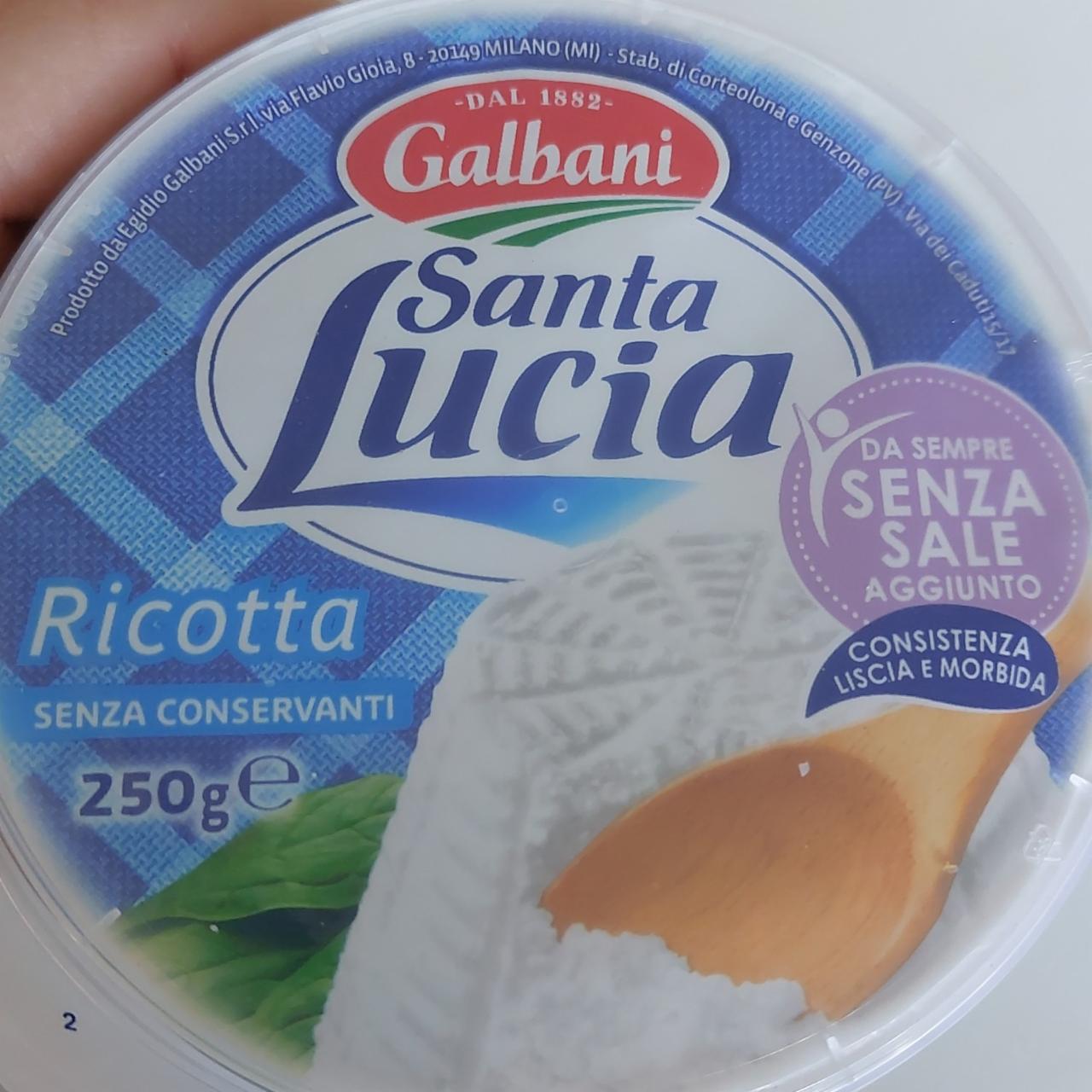 Фото - Ricotta santa lucia Galbani