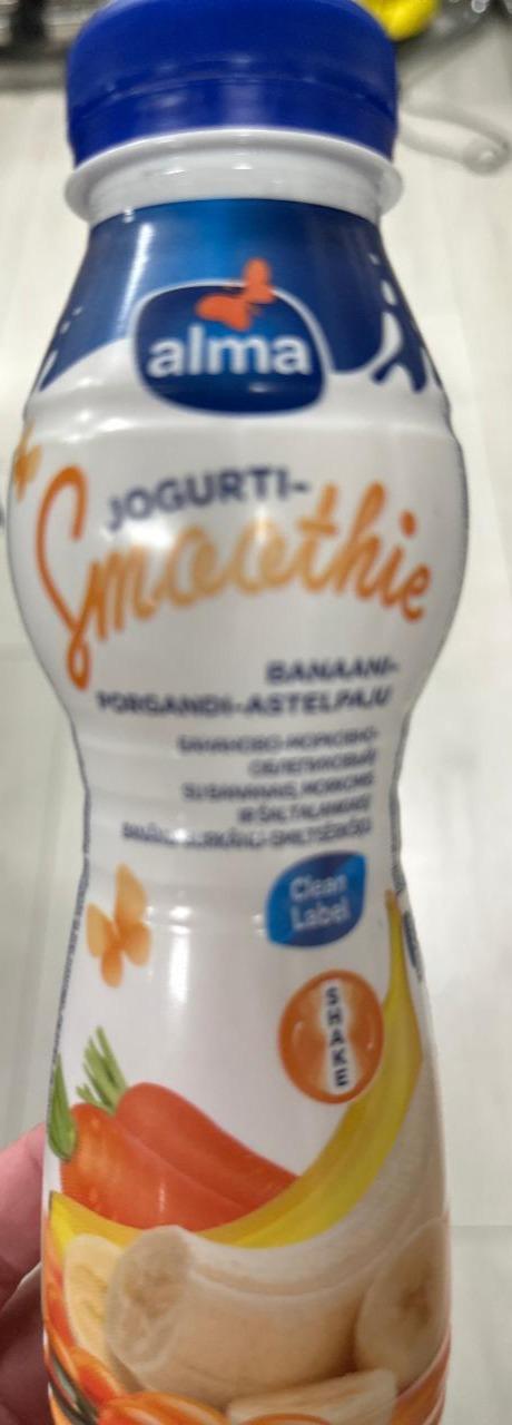 Фото - Jogurti smoothie banaani-porgandi-astelpaju Alma