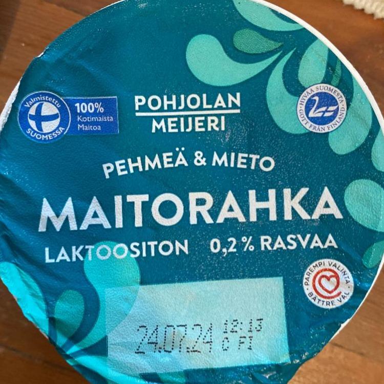 Фото - Pohjolan meijeri ρεημεα & μιετο maitorahka laktoositon 0,2 % Lidl