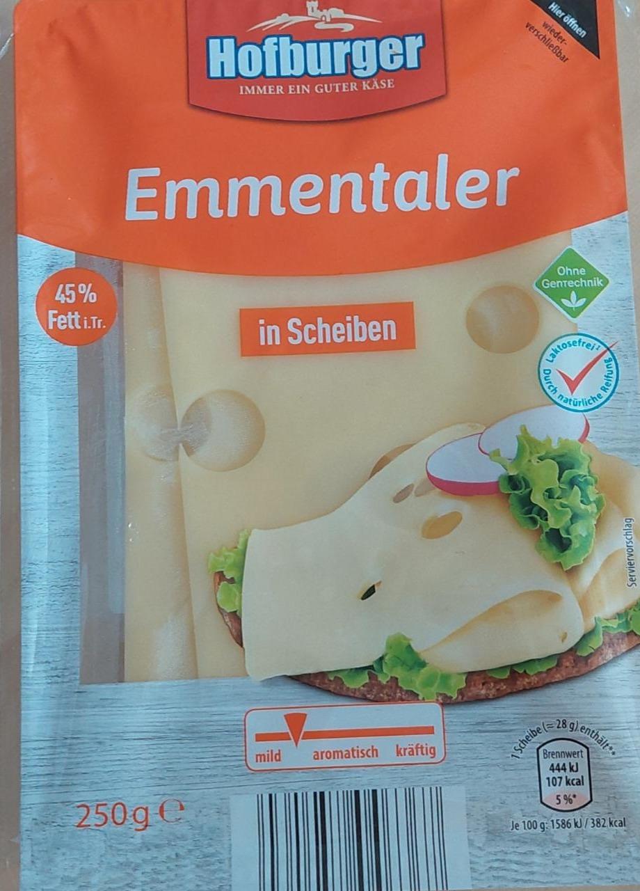 Фото - Emmentaler in scheiben Hofburger