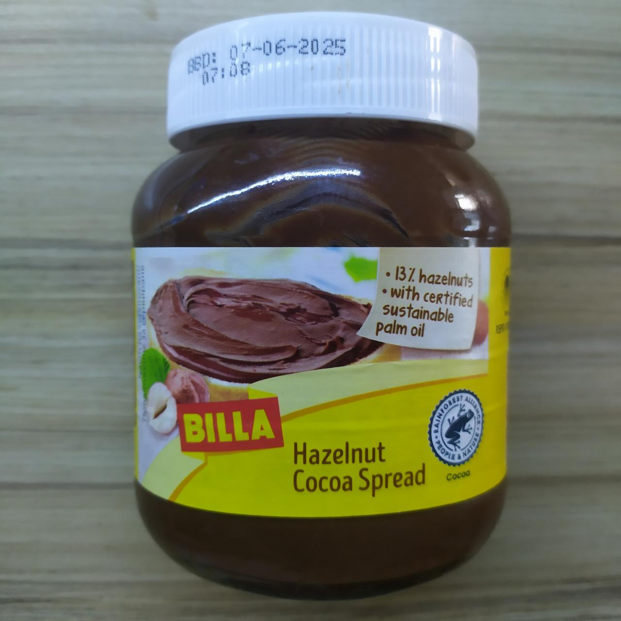 Фото - Hazelnut cocoa spread Billa