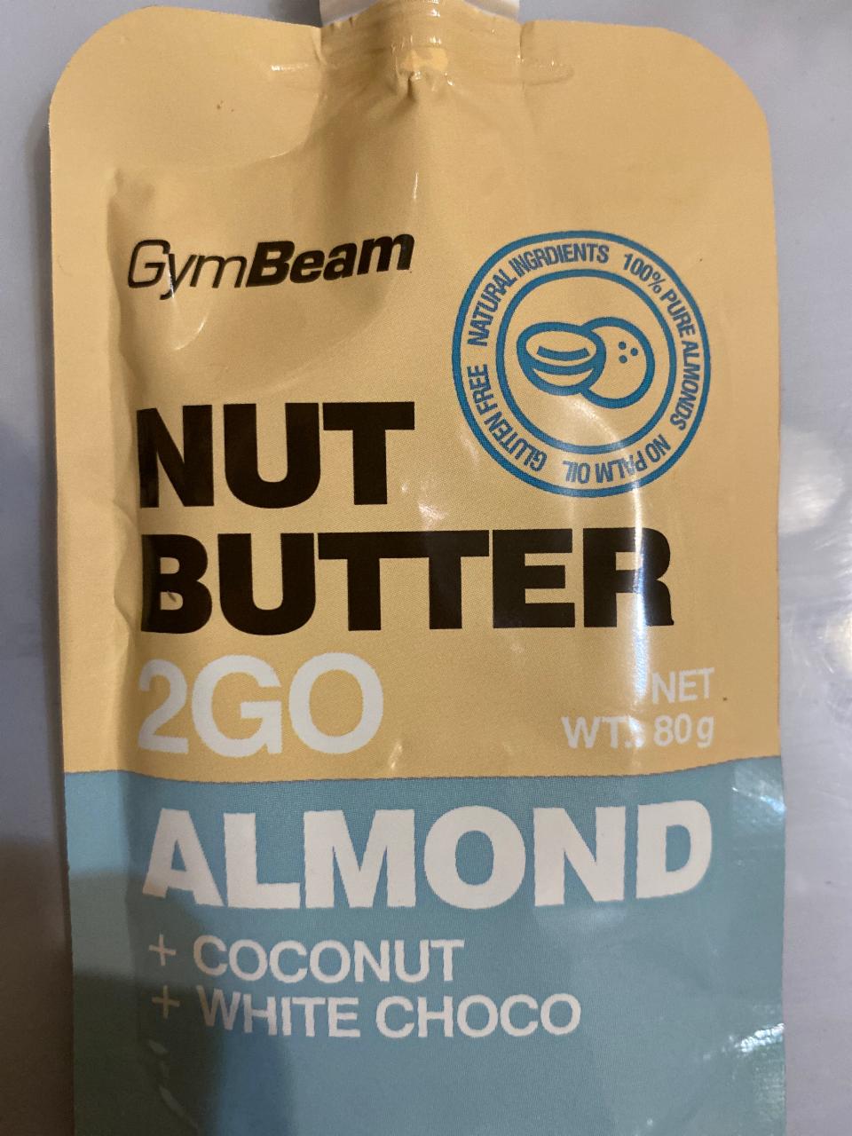 Фото - Nut butter almond coconut + whitr choco GymBeam