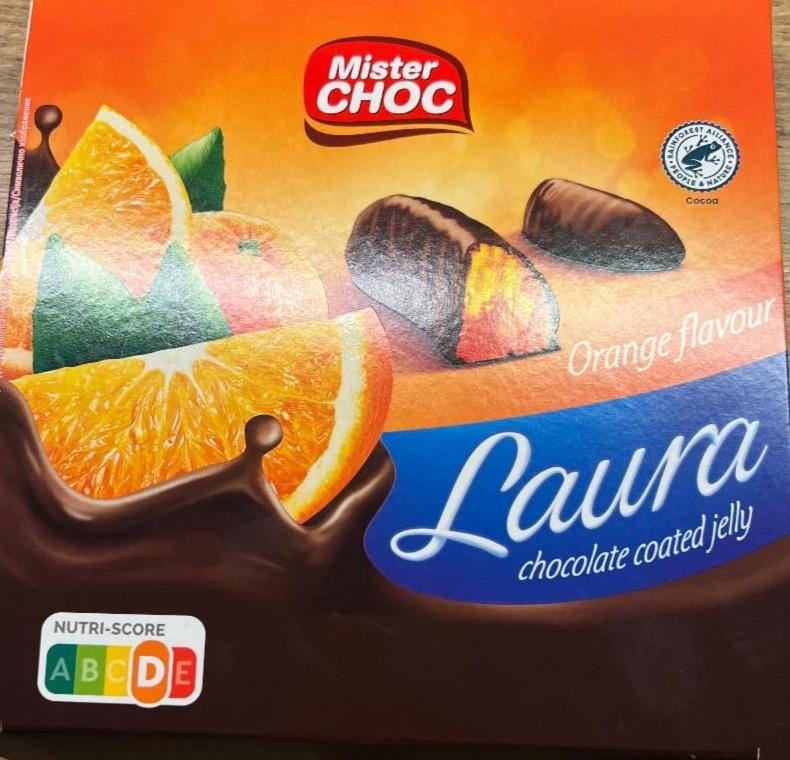 Фото - Laura chocolate coated jelly orange flavour Mister Choc