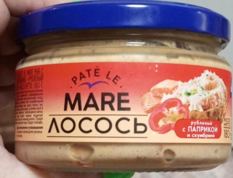 Фото - Лосось рубленый с паприкой и скумбрией Paté le Mare