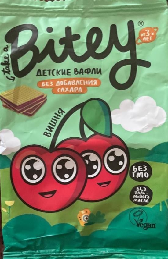 Фото - Детские вафли вишня Bitey