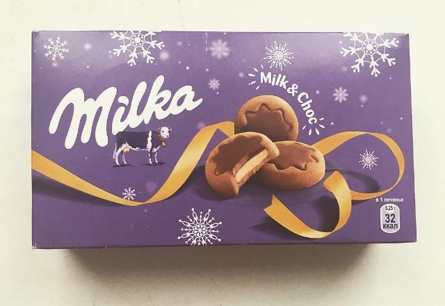 Фото - Печенье Milka Milk&Choc