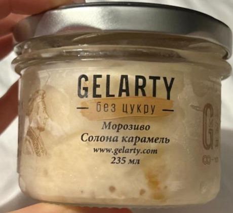 Фото - Мороженое соленая карамель без сахара Gelarty