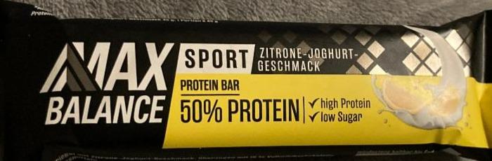 Фото - Sport 50% protein Zitrone-Joghurt Max Balance