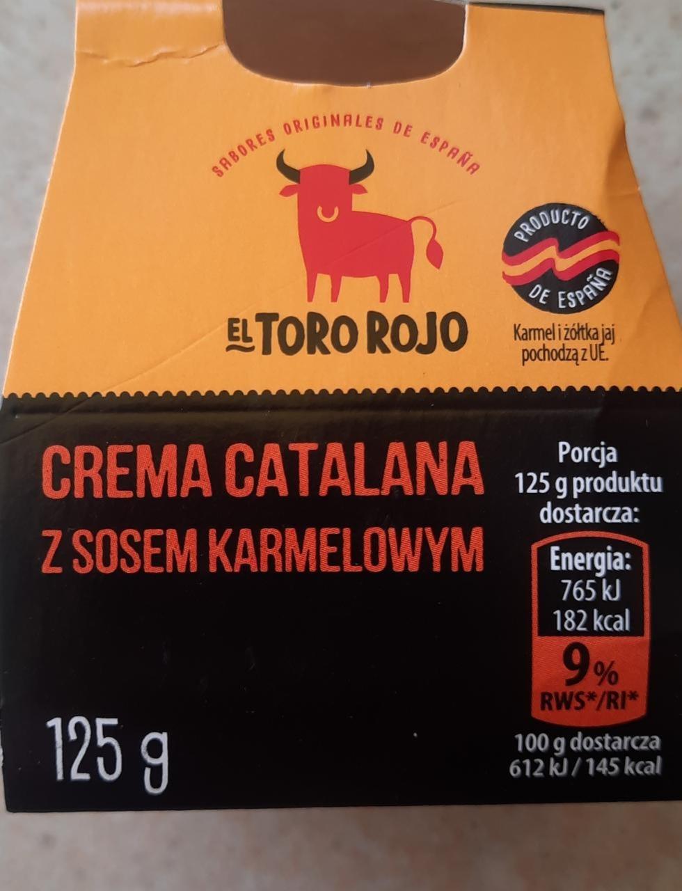 Фото - Crema catalana z sosem karmelowym El Toro Rojo