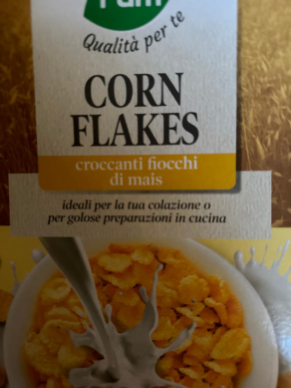 Фото - Corn flakes croccanti fiocchi di mais Pam