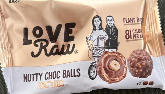 Фото - Nutty choc balls milk choc LoveRaw