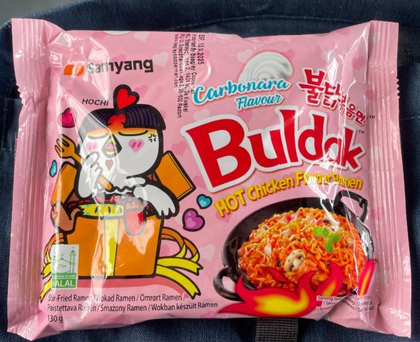 Фото - Buldak hot chicken ramen carbonara flavour Samyang