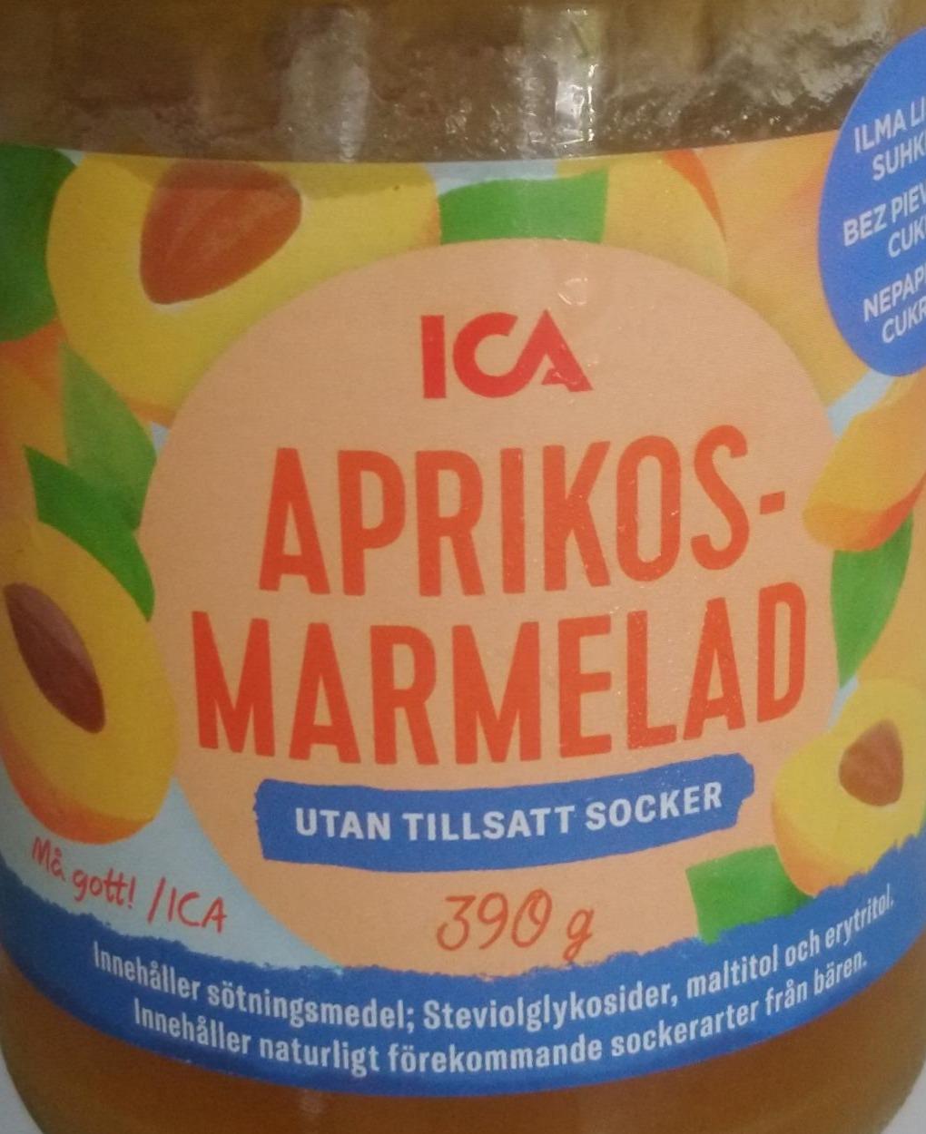 Фото - Aprikos-marmelad utan tillsatt socker ICA