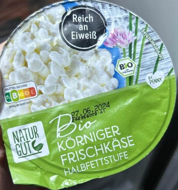 Фото - Bio körniger frischkäse halbfettstufe Natur Gut